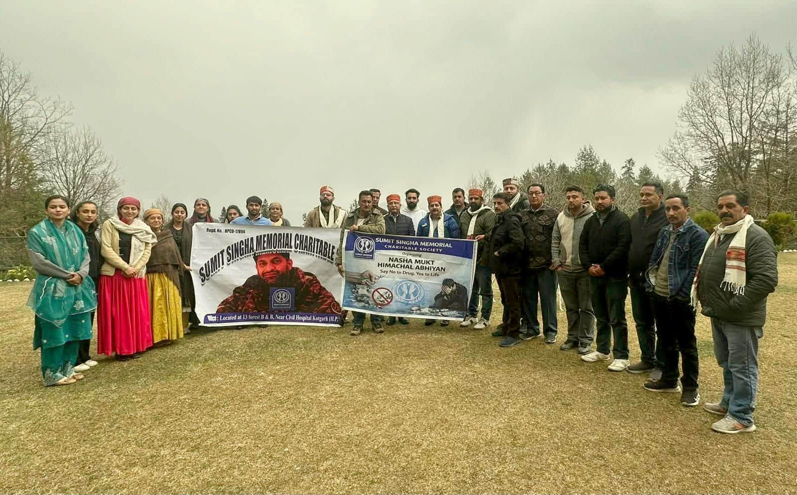 नारकंडा में नशा मुक्त हिमाचल अभियान के तहत किया जागरूकता कार्यक्रम का आयोजन। स्रोत : संस्था