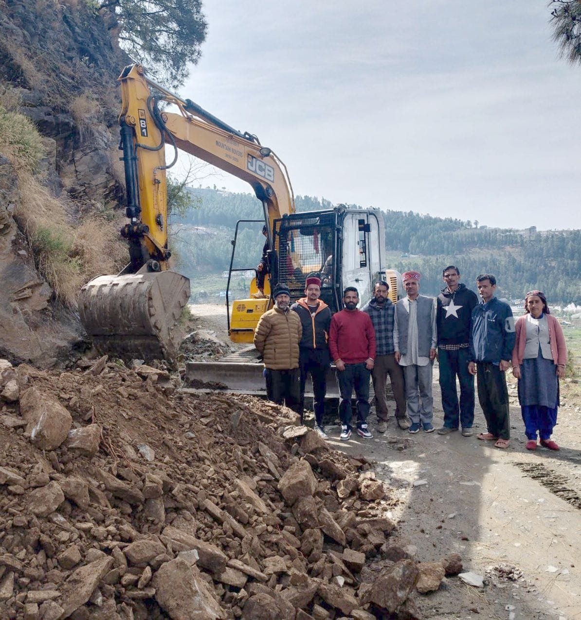 Cheng Mor-Khargoti road construction work begins