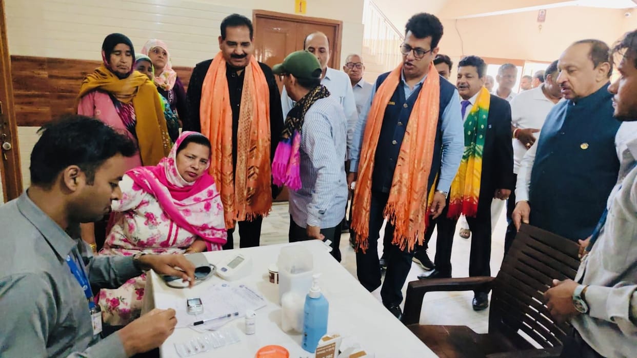 Eyes of 259 patients examined at eye check-up camp; 54 to undergo surgery.
