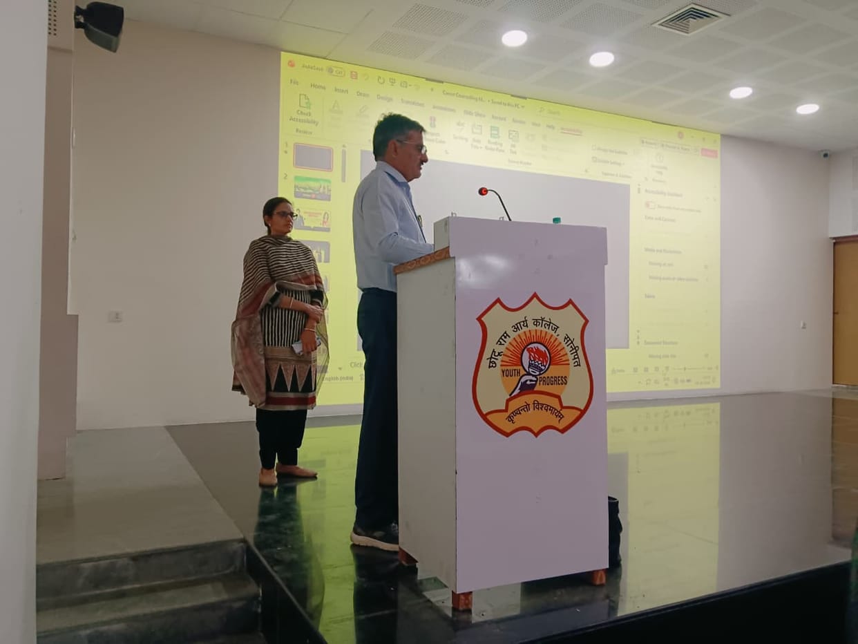 Students were made aware of the need to set their goals
