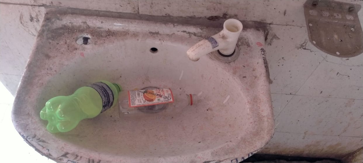 Heaps of Disorder at the Grain Market; Liquor Bottles Found in the Restroom