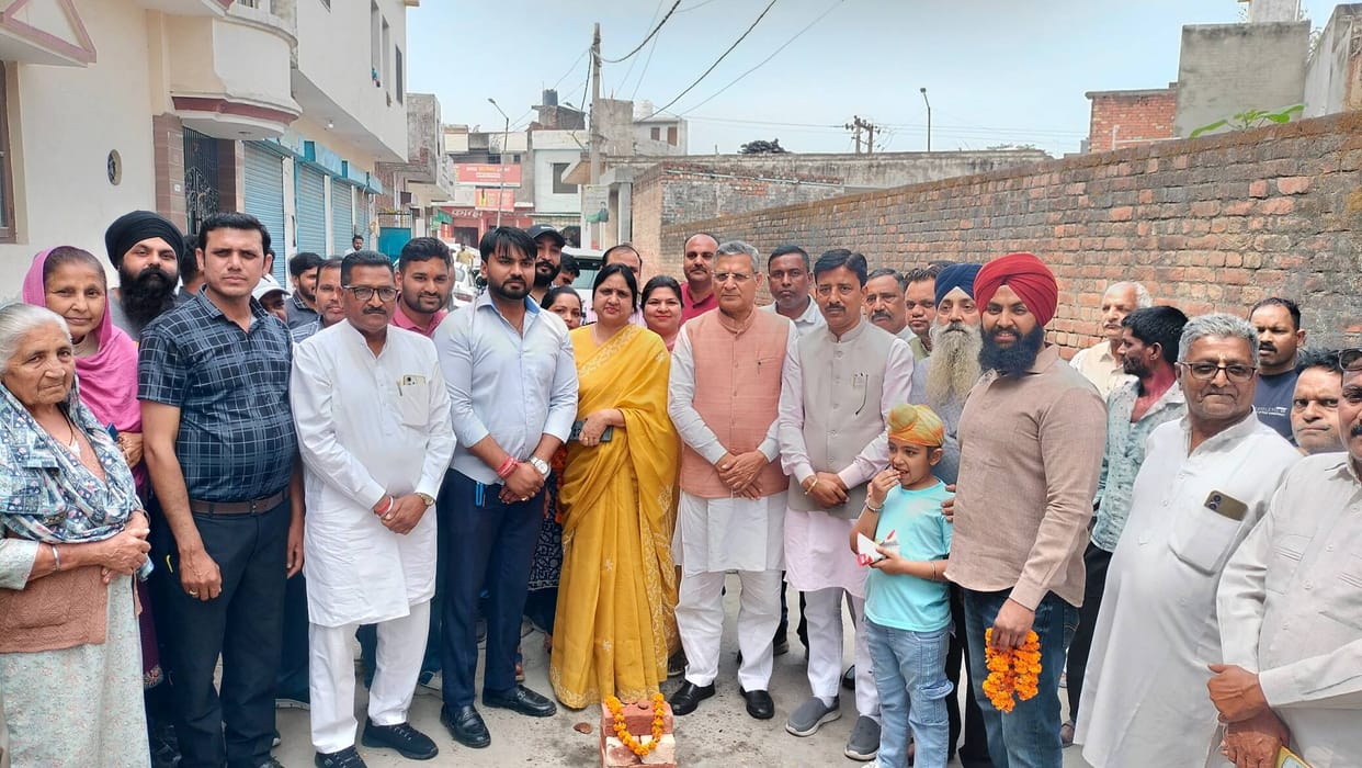 Streets and drains will be constructed in Kesar Nagar