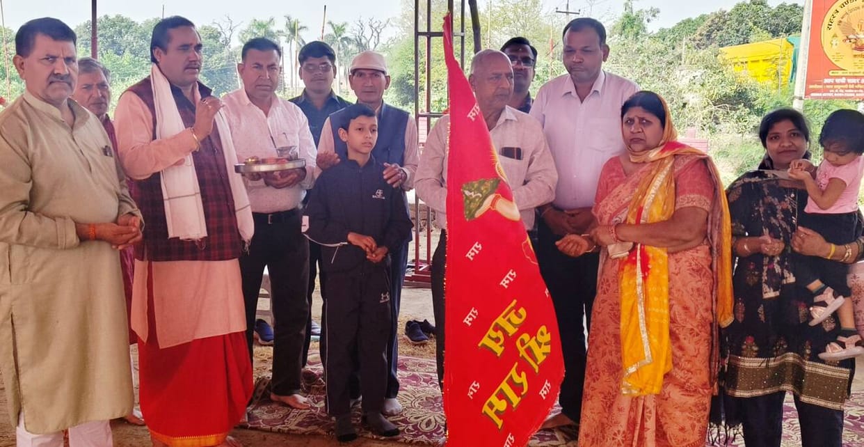 Preparations for the armed Chandi Maha Yagya are in full swing at the Mata Shakumbhari Devi Temple.