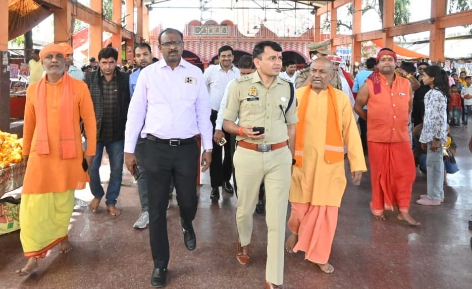 Instructions to make arrangements for mobile toilets and drinking water near the temple