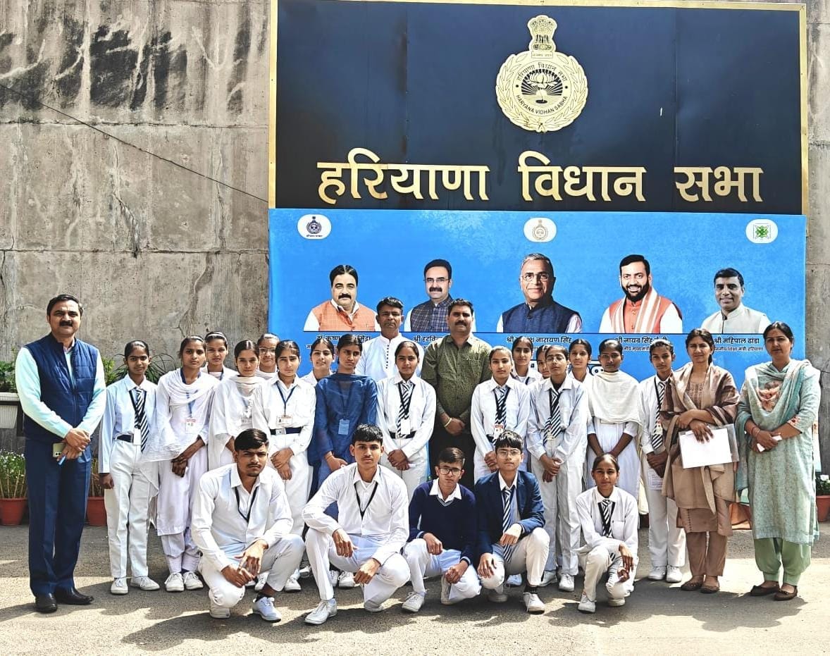 Students witnessed the assembly session and understood the working of democracy.