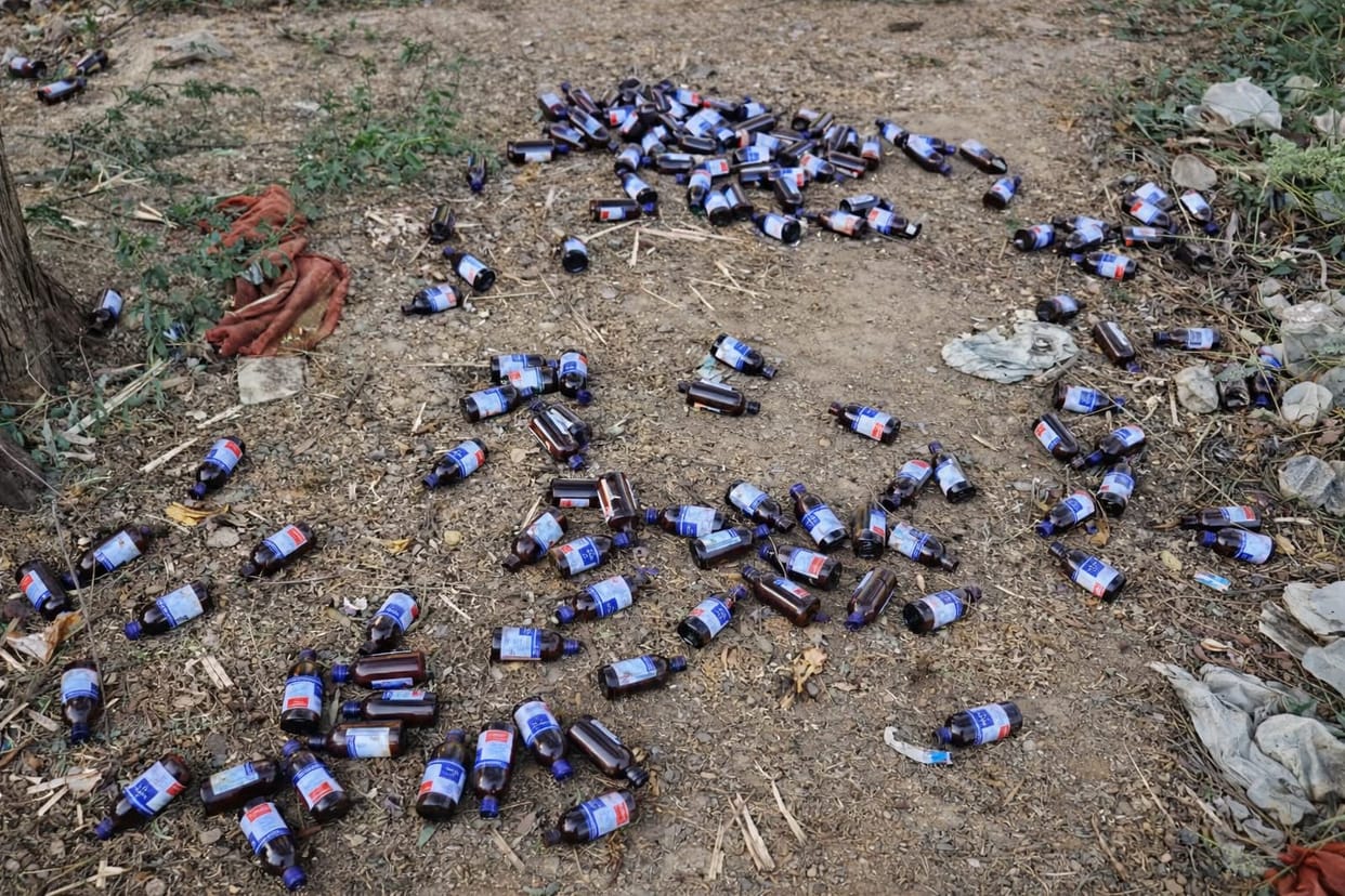 100 Empty Bottles of Banned Codeine Syrup Recovered