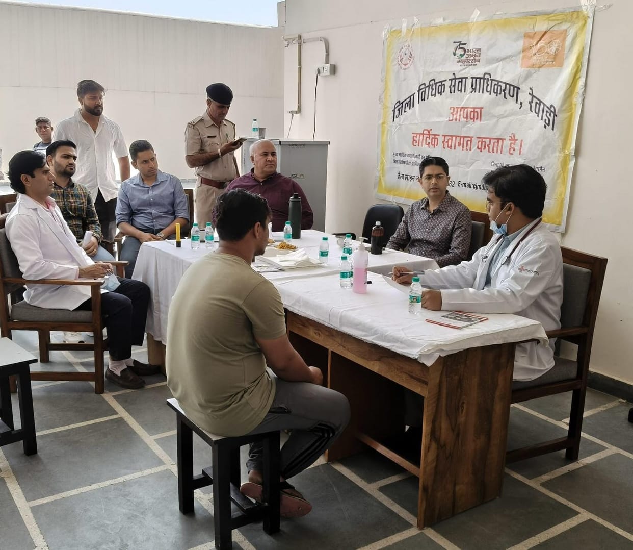 Health check-up of prisoners in jail