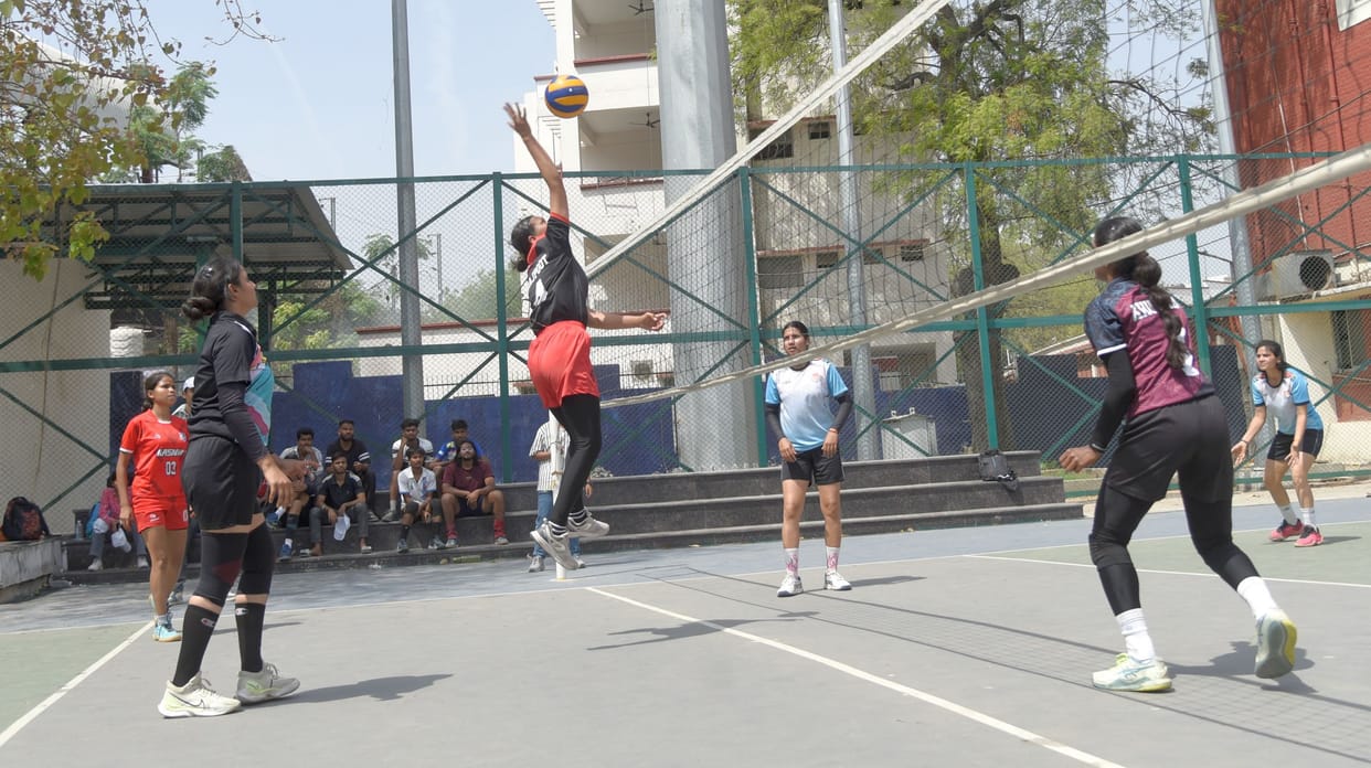Showed strength in volleyball, badminton and cricket