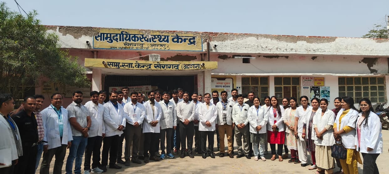 Kayakalp team inspected the arrangements of Kheragarh CHC
