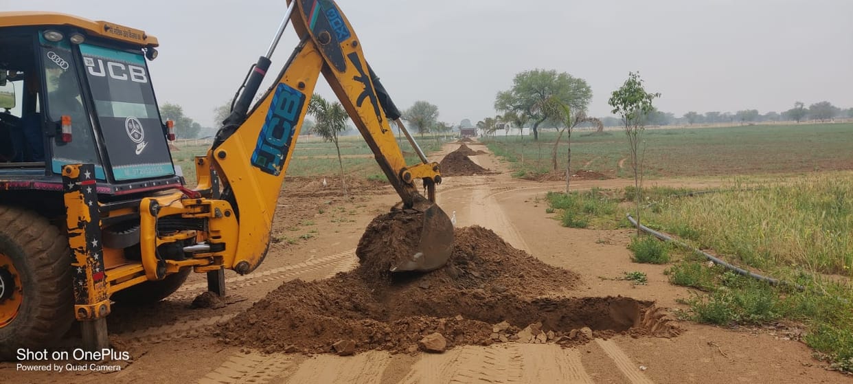 Illegal Colony Demolished with Bulldozers