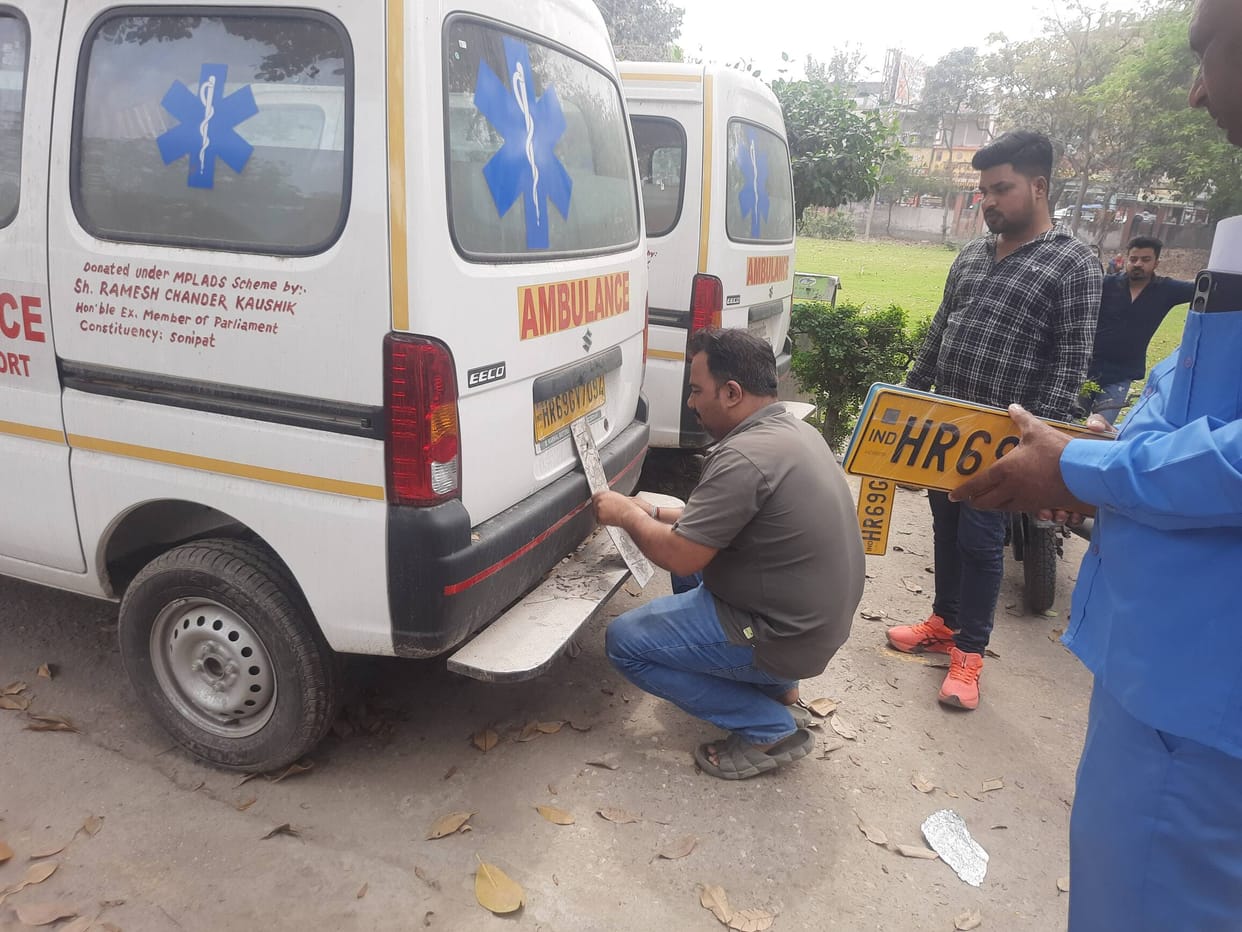 Four new ambulances will hit the road as soon as the petro card is made.