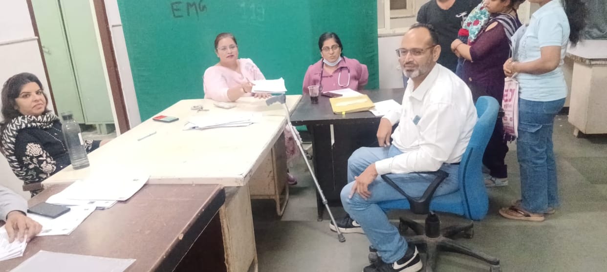 The board made certificates for 55 people in the district civil hospital, and referred eight.