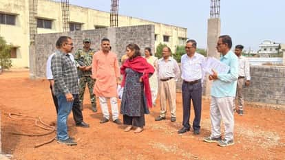 Collector strict on negligence in school hostel construction in Bemetra