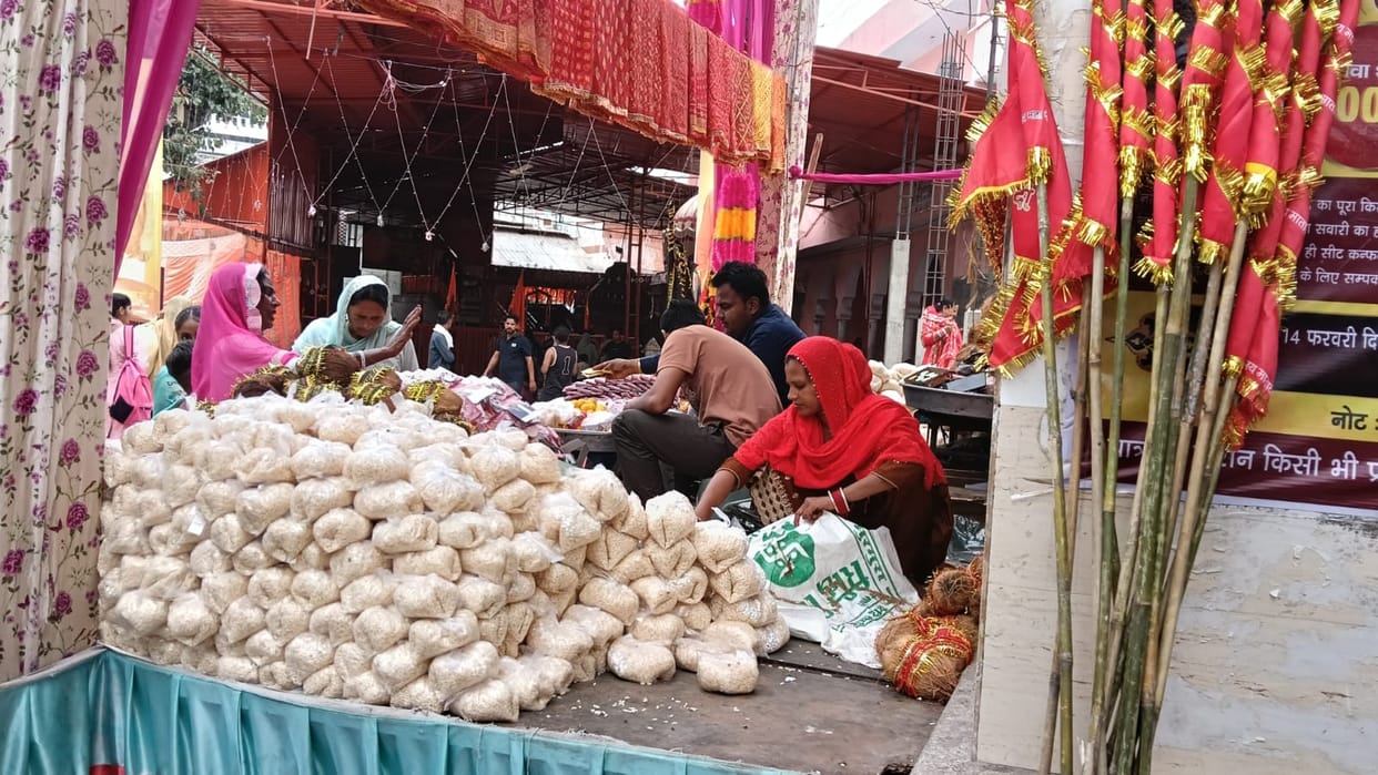 Devotees flock to the Kalka Mata Temple fair