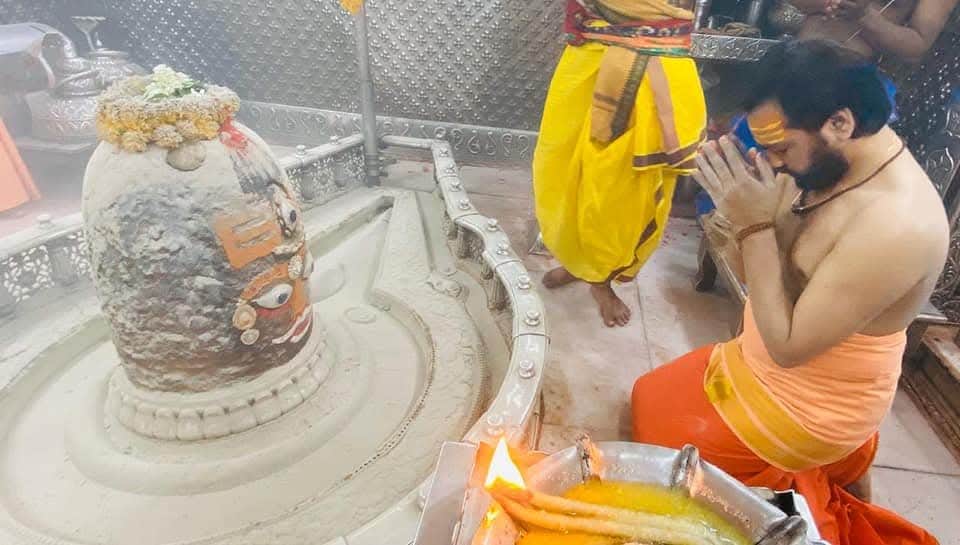 महानिर्वाणी अखाड़े के महंत विनीत गिरी।