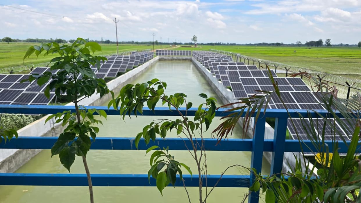 Mainhavan irrigation project brought water to dry fields, solved the problem