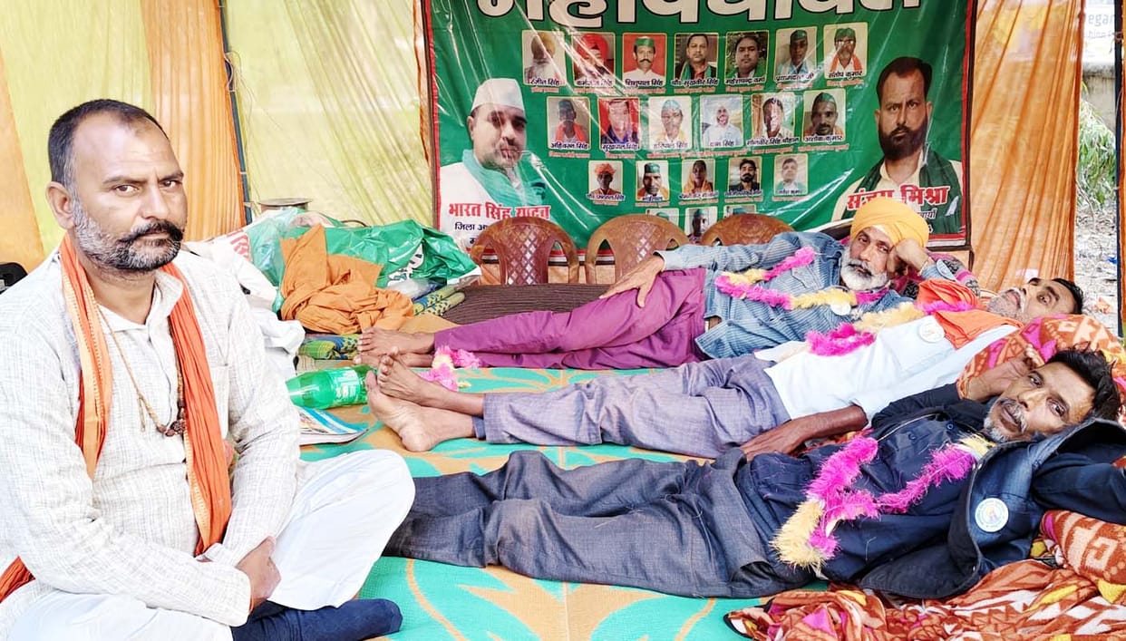 Condition of BKU worker on hunger strike deteriorates.