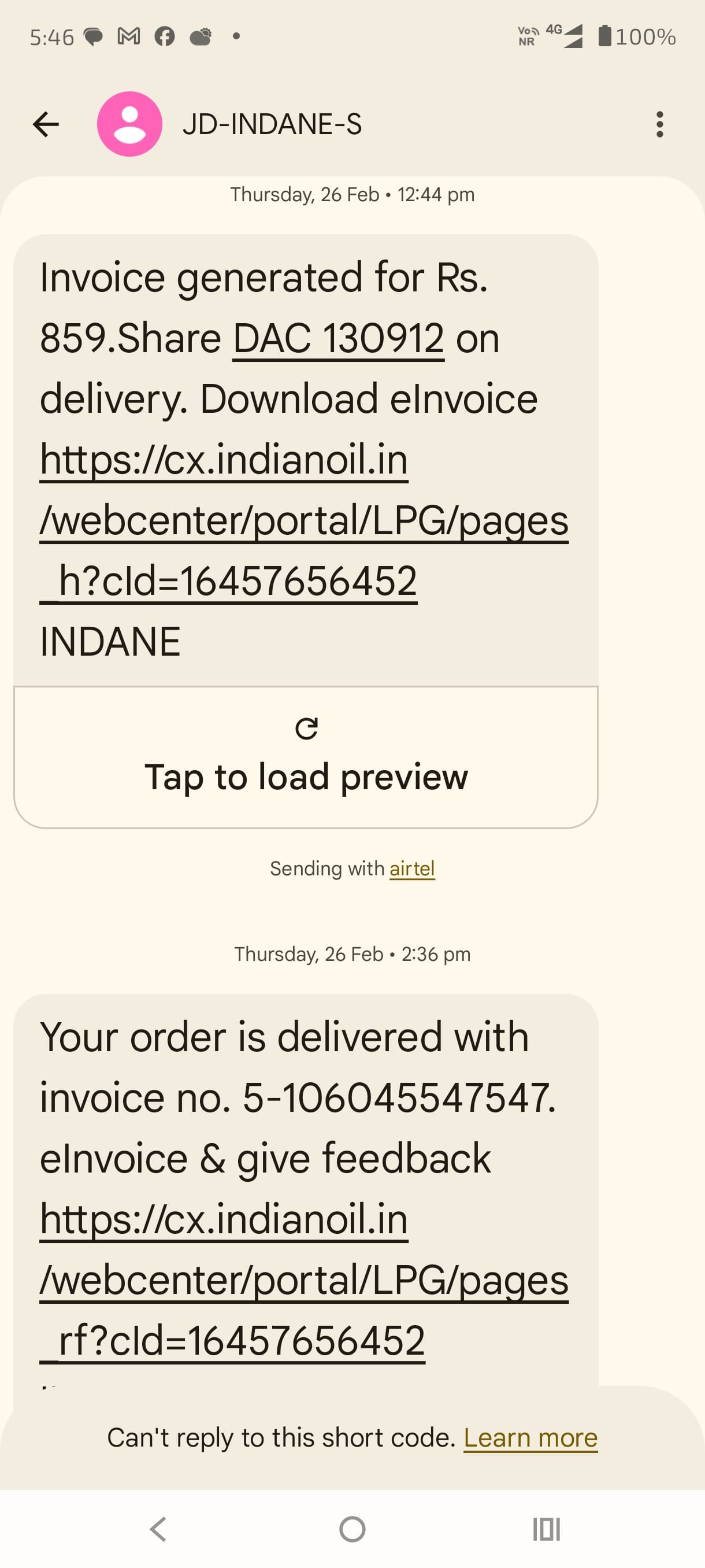 Delivery messages without booking