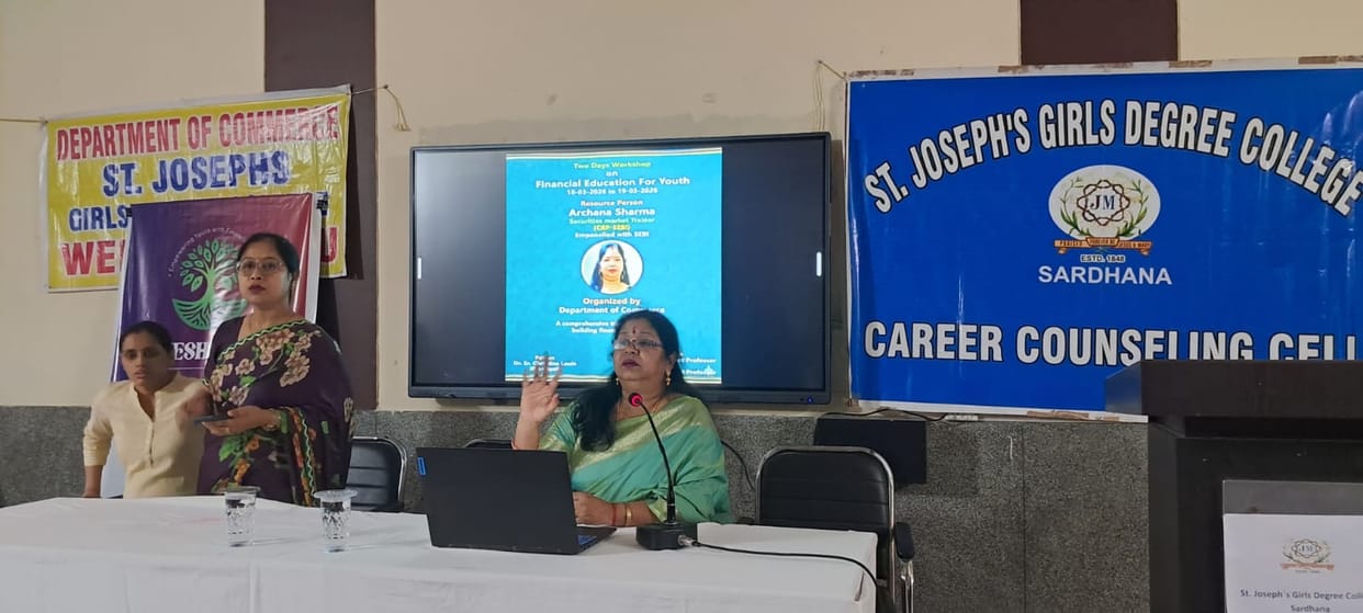 Financial awareness was provided to girl students
