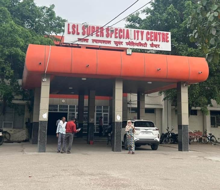 1-पीजीआईएमएस की श्याम लाल बिल्डिंग। संवाद