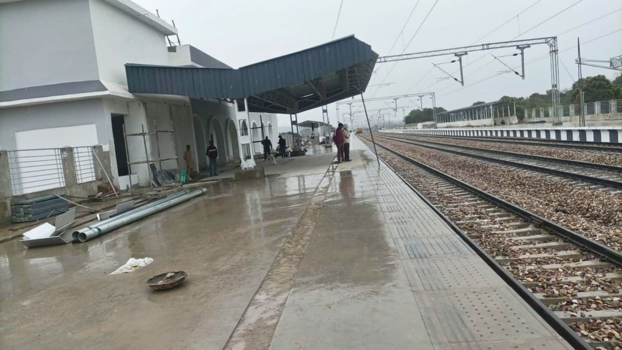 Kartoli railway station ready with state-of-the-art facilities, final track trial by March 25