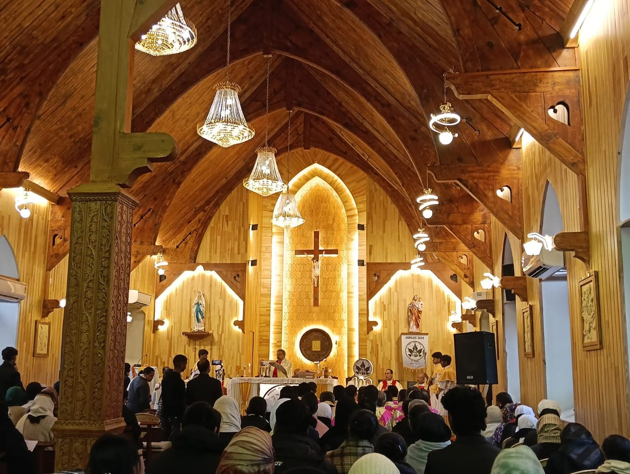 Srinagar, St. Joseph Church, Celebrate Foundation day