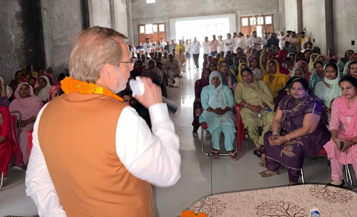 Development Works to be Announced at Gohana Rally: Dr. Arvind Sharma