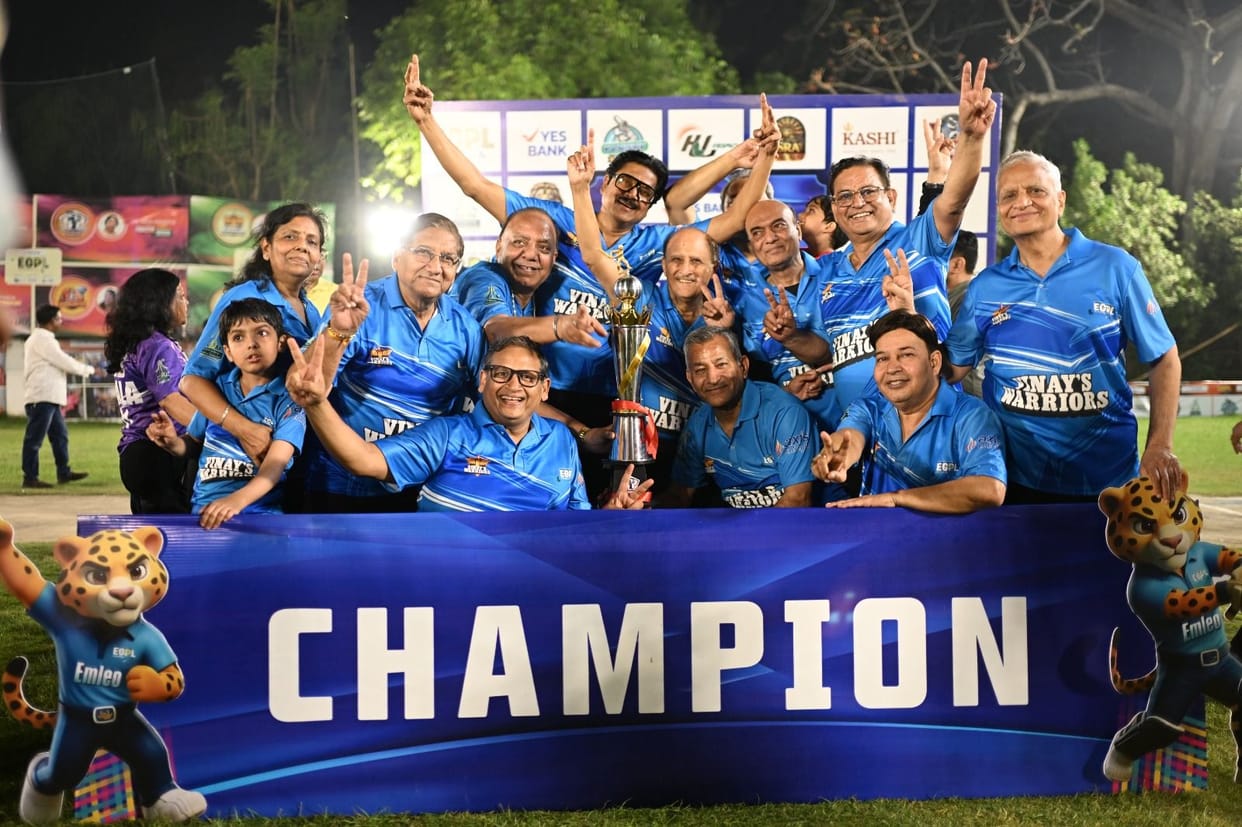 Vinay Warriors Win Title in EGPL Season 2 (Senior Citizens Category)