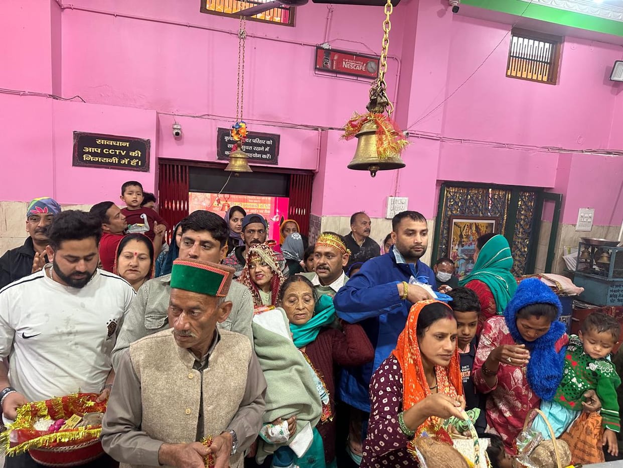 150 women camped at Simsa Mata Temple
