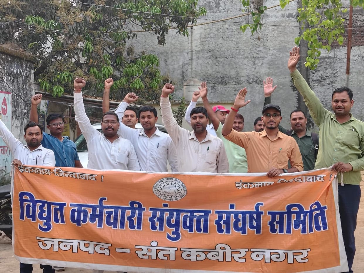 Electricity Workers Stage Sit-in Protest Against Privatization