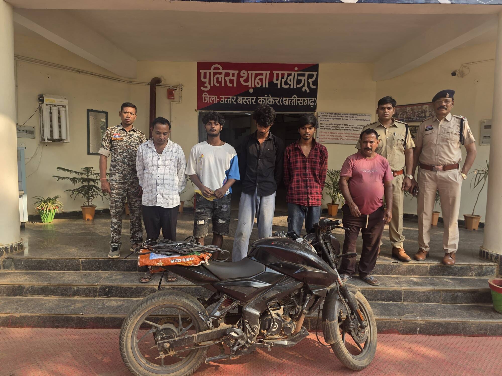 कांकेर में केबल चोरी का खुलासा