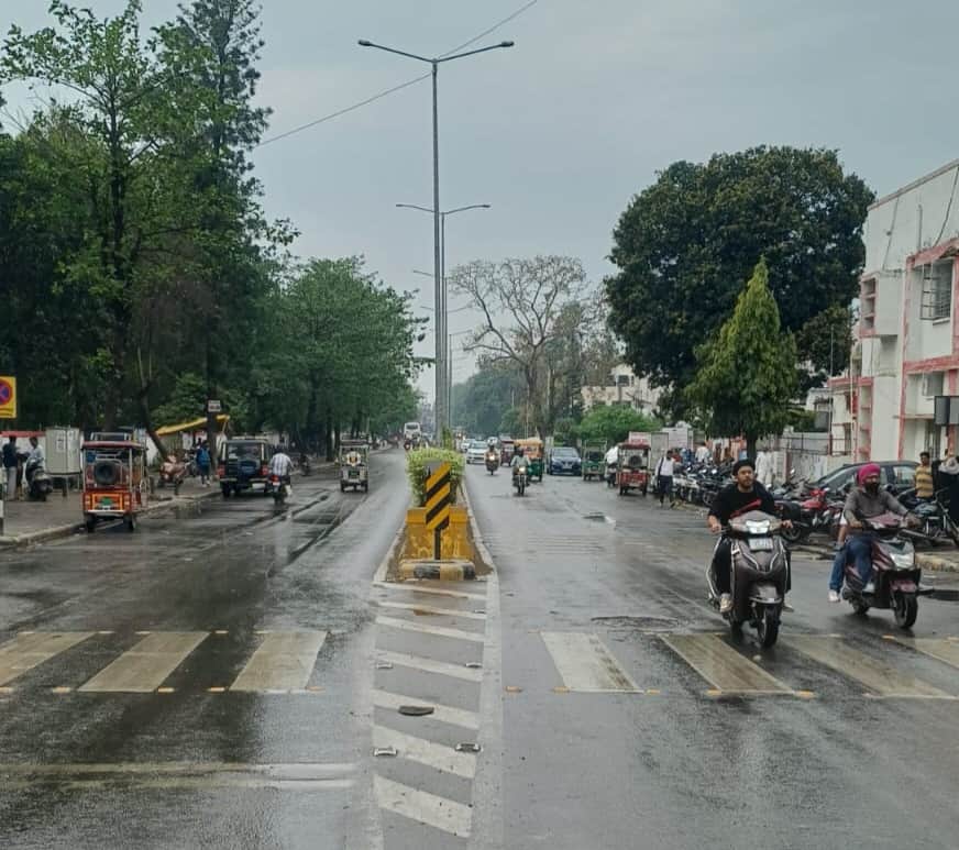 सहारनपुर में हुई बुंदाबांदी 