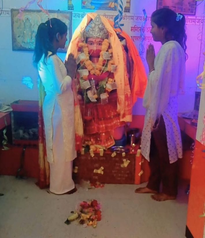 Foundation day of Balaji Hanuman Temple celebrated with great pomp