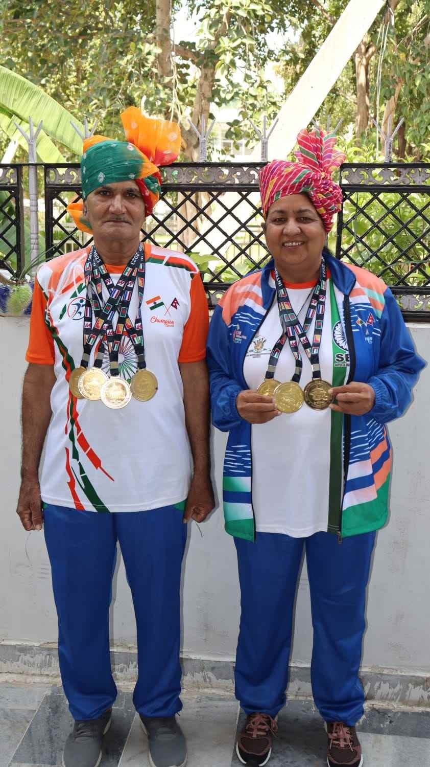 The race of courage broke the age barrier, won 81 medals at the age of 65.