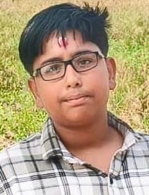 Amber scored 97.50 percent marks in the Navodaya entrance examination.