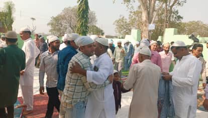 Kotputli-Behror News: Eid Celebrated with Devotion and Brotherhood in Shahjahanpur; Prayers Offered at Eidgah