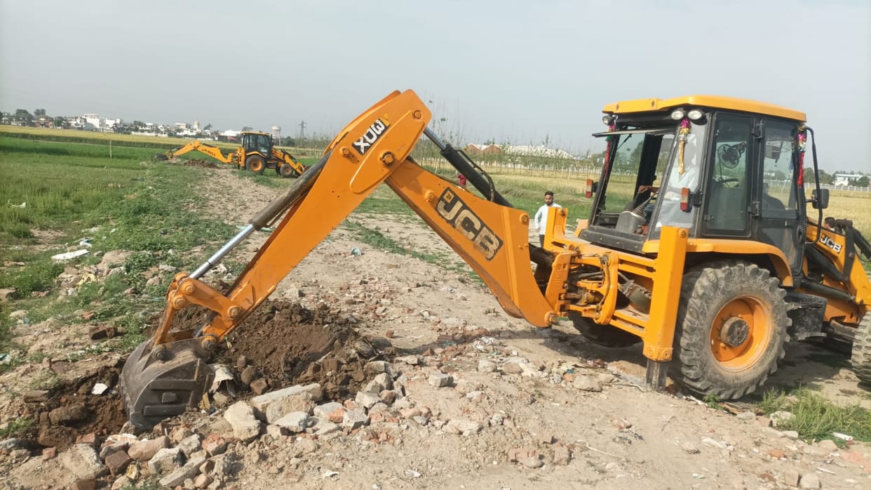 Administration's Bulldozer Moves Against Illegal Colony