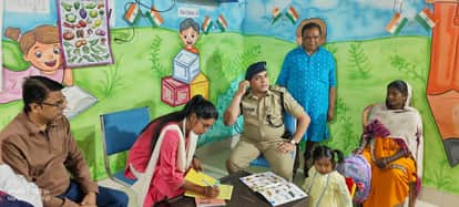 Humanity on Eid: Munger Traffic DSP Adopts Education of Poor Girl, Gets Her Admitted to School