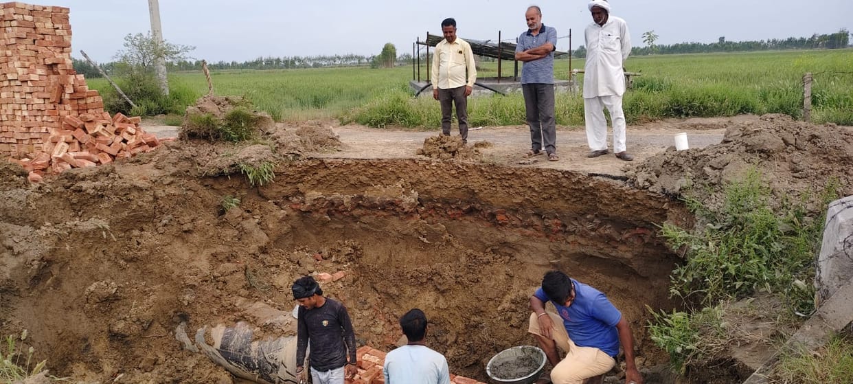 Pipeline work begins in Bhimwala to address the problem of waterlogging and siltation