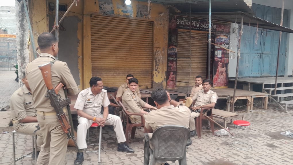 A case has been registered against 31 people for attacking a shopkeeper.