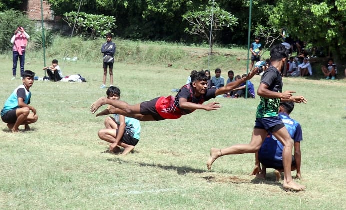 Players showed their strength in Kho-Kho