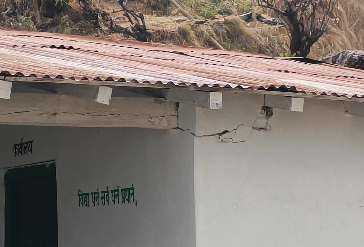 Shining from outside, school building poses danger from inside