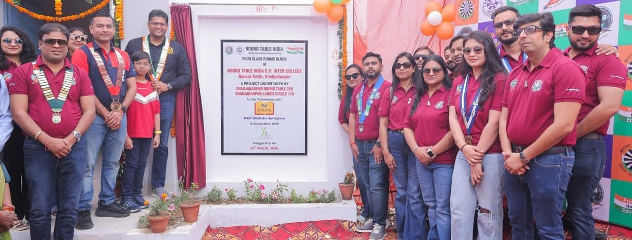 A block comprising four classrooms was constructed at the college.