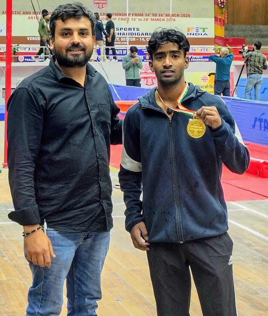 Ramadan won the gold medal in gymnastics