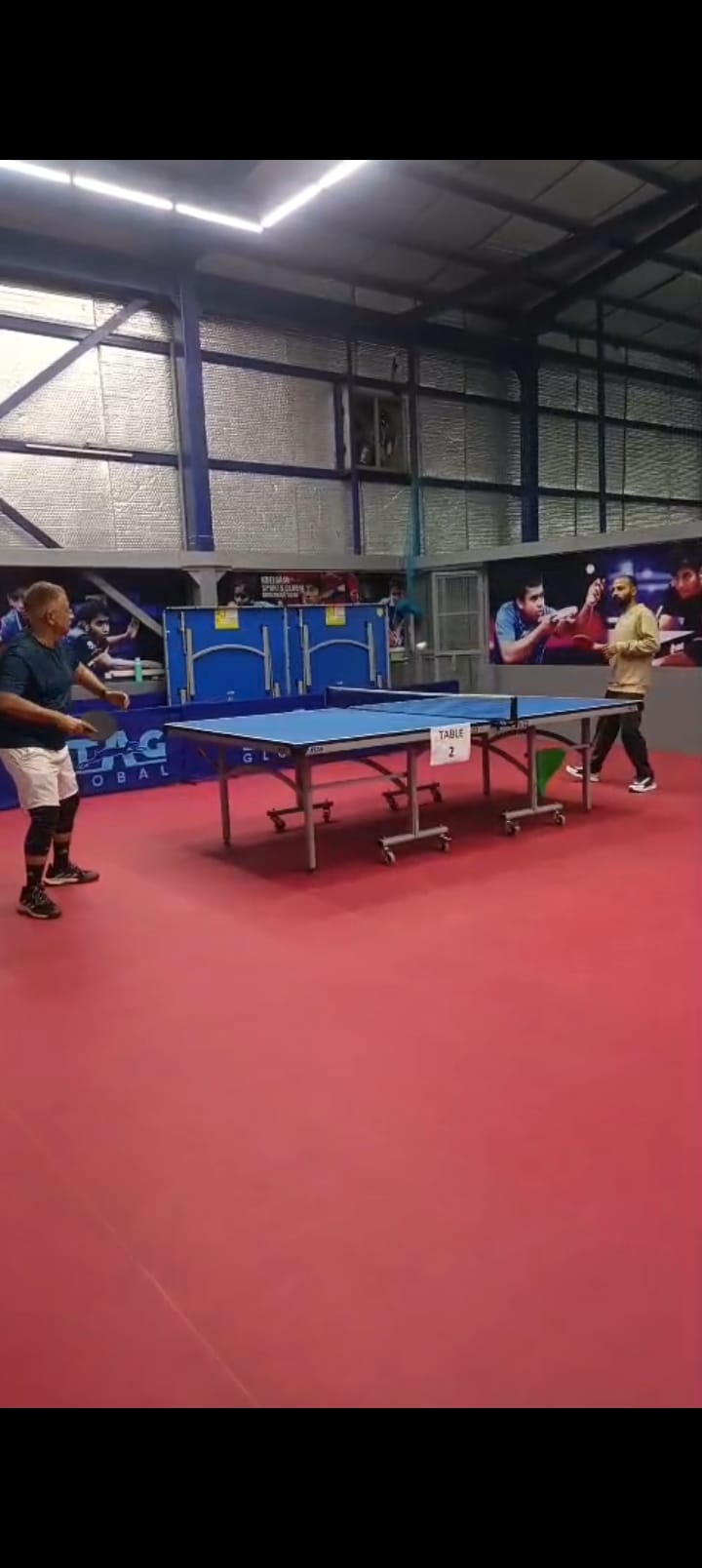 Exciting matches on the first day of the table tennis competition