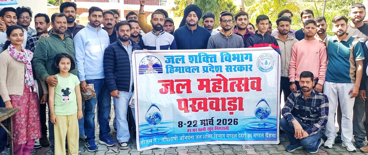 Water protectors organised an awareness rally on water conservation.