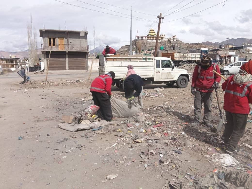 Leh, Cleaness Drive Start, Beautification Work