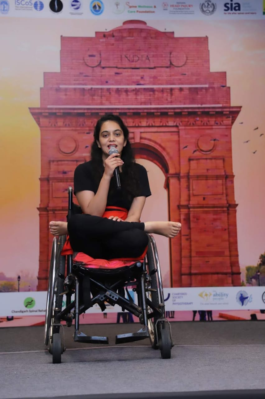 Turning strong willpower into a balm for her injuries, she is now teaching yoga.