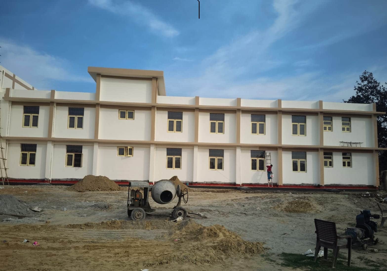 बनकर तैयार हुआ मोई माजरी राजकीय उच्च विद्यालय का भवन।