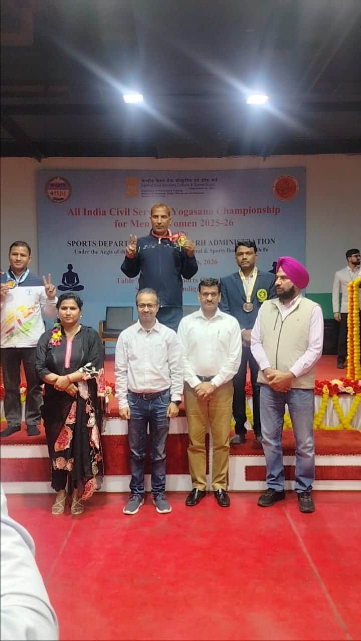 चंडीगढ़ के सेक्टर-23 स्थित टेबल टेनिस हॉल में आयोजित (महिला-पुरुष) ऑल इंडिया सिविल सर्विसेज योग